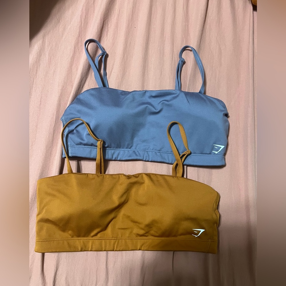 Gym shark bandeau sports bra